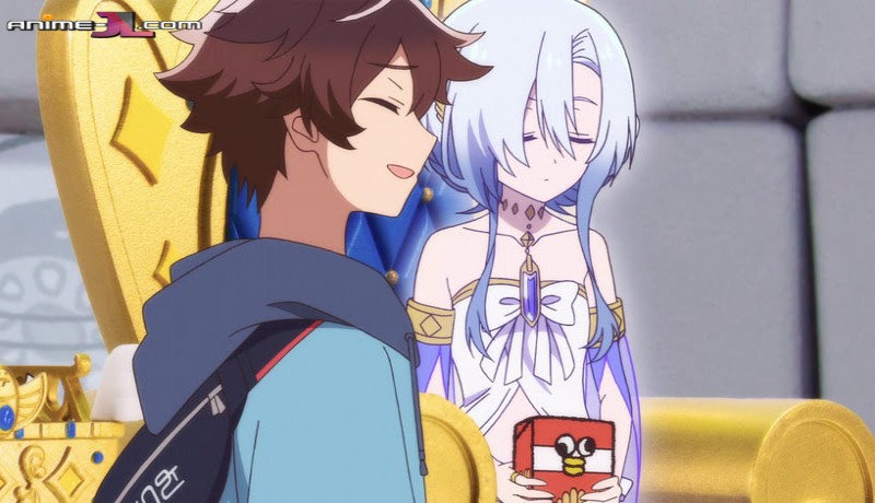 Megami "Isekai Tensei Nani ni Naritai Desu ka" Ore "Yuusha no Rokkotsu de" full