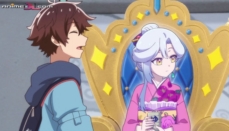 Megami "Isekai Tensei Nani ni Naritai Desu ka" Ore "Yuusha no Rokkotsu de" en latino