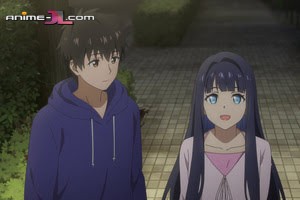ver Toumei na Yoru ni Kakeru Kimi to, Me ni Mienai Koi wo Shita. episodio 4
